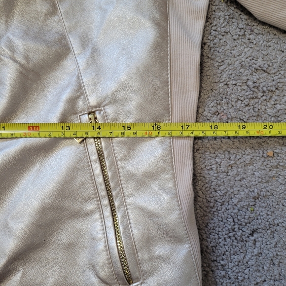 Calvin Klein Faux Leather Jacket - Picture 8 of 9